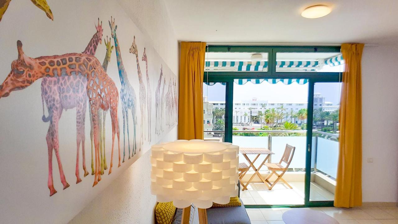 La Girafe De Las Dunas Solymar San Bartolomé Kültér fotó