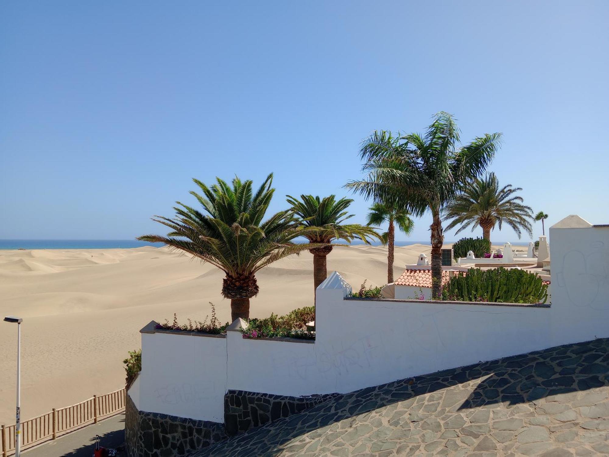 La Girafe De Las Dunas Solymar San Bartolomé Kültér fotó
